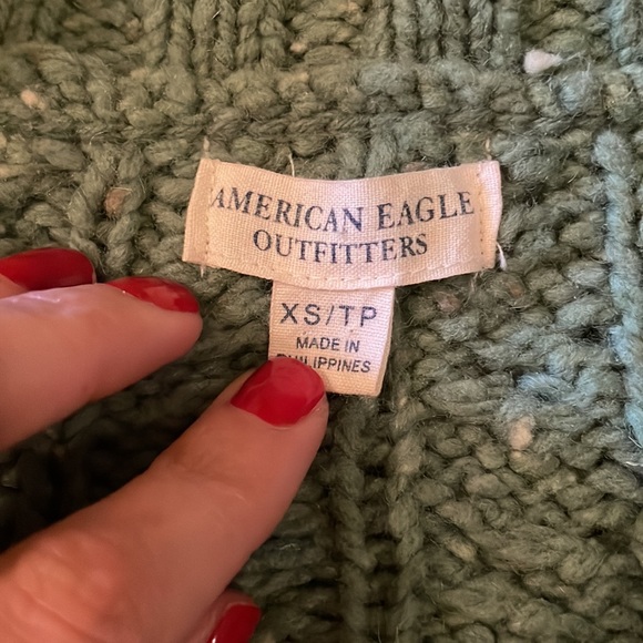 Wool Blend Cable Knit Collared Sweater - Picture 2 of 4